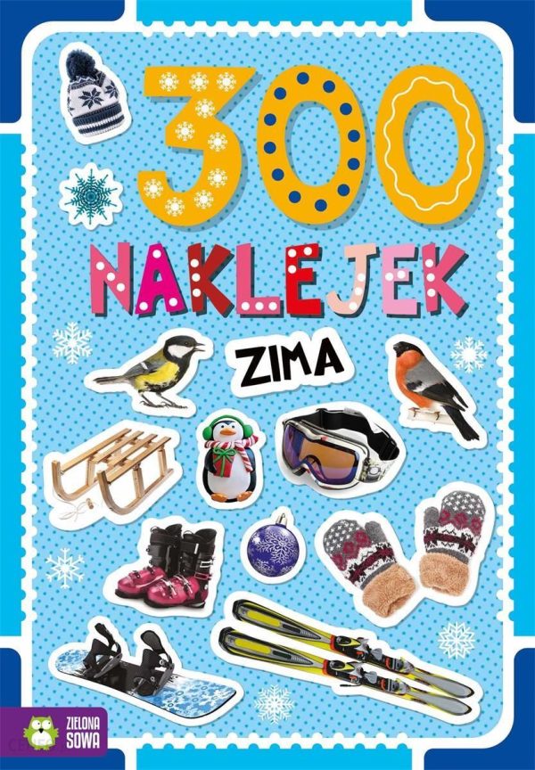 300 naklejek . Zima