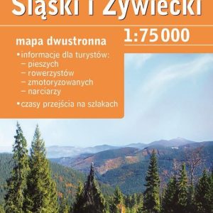 Beskid Śląski i Żywiecki. Mapa turystyczna 1:75000. Plastik