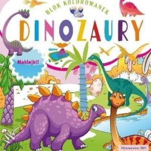 Blok kolorowanek. Dinozaury