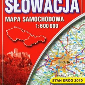 Czechy i Słowacja 1:600 000 laminowany