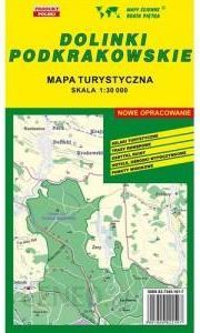 Dolinki podkrakowskie mapa turystyczna 1:30 000