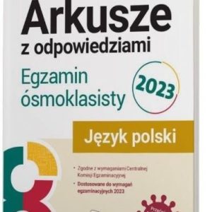 Egzamin ósmoklasisty 2023 Język polski Arkusze Operon