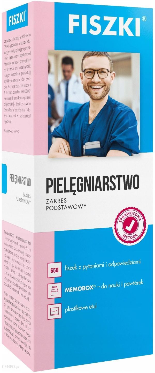 Fiszki - Pielęgniarstwo - zakres podstawowy