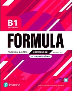 Formula. B1 Preliminary. Coursebook without key with student online resources + App + eBook