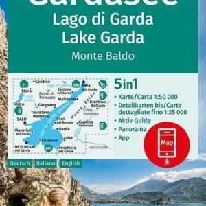 Gardasee / Lago di Garda / Lake Garda Mapa Kompass