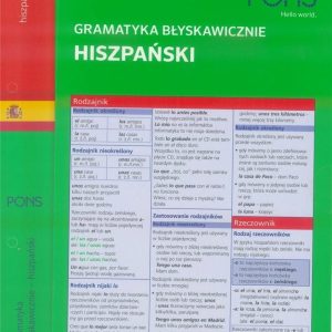 Gramatyka błyskawicznie. Hiszpański PONS