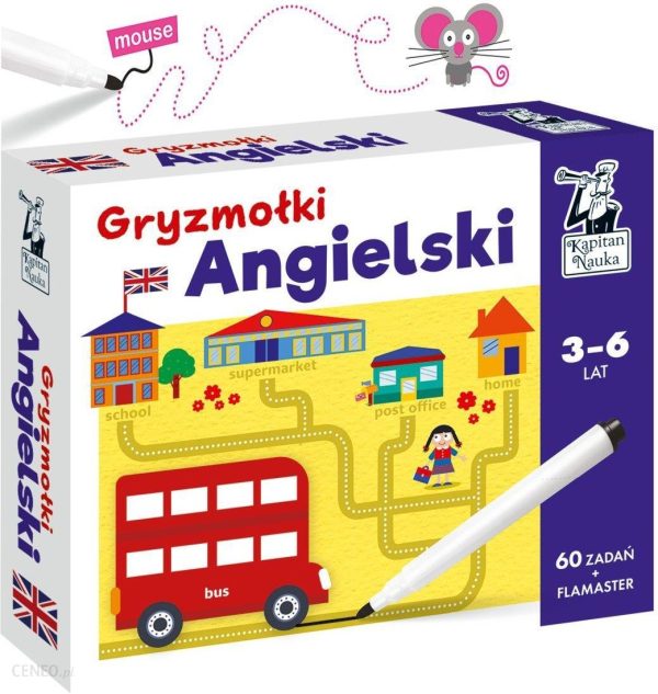 Gryzmołki. Angielski 3-6 lat. Kapitan Nauka