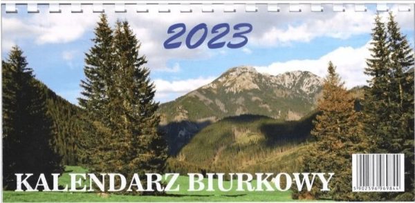 Kalendarz 2023 Biurkowy poziomy