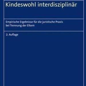 Kindeswohl interdisziplinär Schmidt