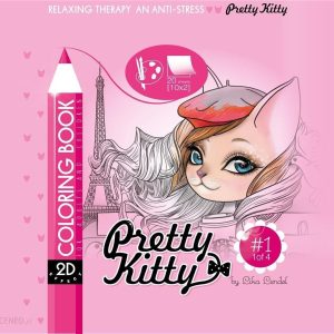 Kolorowanka antystresowa 200x200 Pretty Kitty 1
