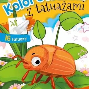 Kolorowanka z tatuażami. Owady