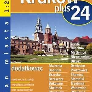 Kraków atlas samochodowy PLUS 24/spirala/