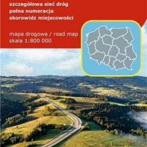 Mapa drogowa Polska 1:800 000 lam w.2022