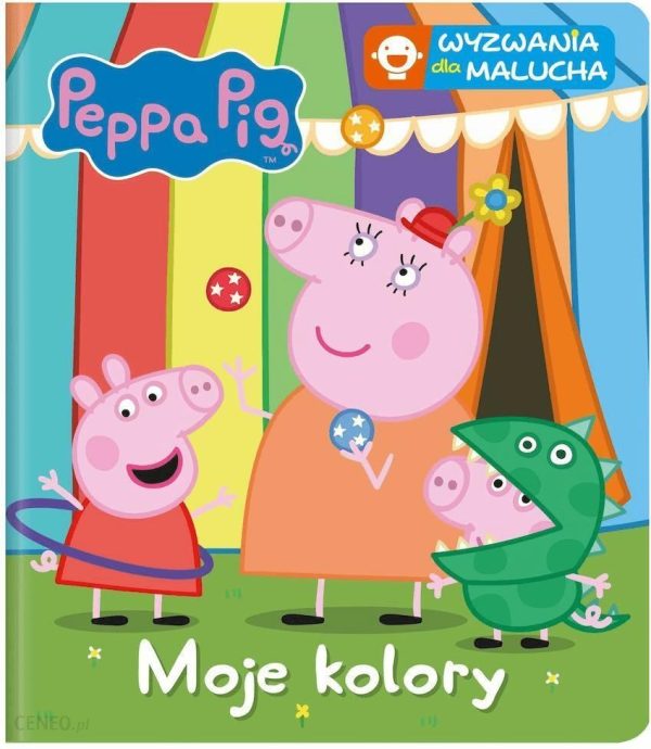 Moje kolory. Wyzwania dla malucha. Świnka Peppa