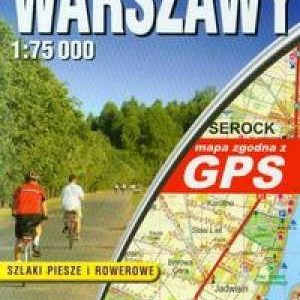 Okolice Warszawy. Mapa laminowana