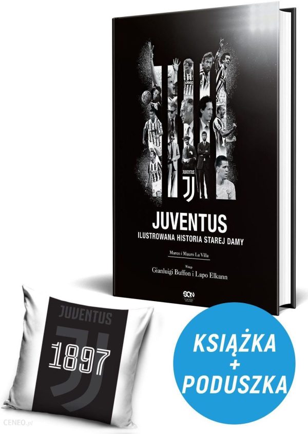 Pakiet: Juventus. Ilustrowana historia + poduszka 40x40 JT173009