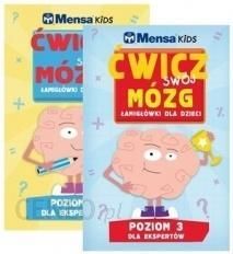 Pakiet Mensa Kids. Ćwicz swój mózg. Poziom 3-4