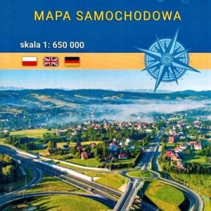 Polska mapa samochodowa 1:650 000 Compass 2022