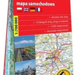 Polska mapa samochodowa 1:700 000
