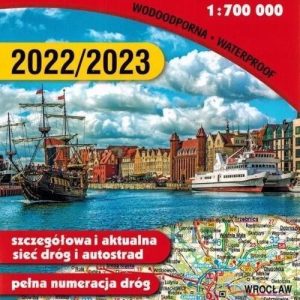 Polska. Mapa samochodowa 1:700 000. Wydanie foliowane