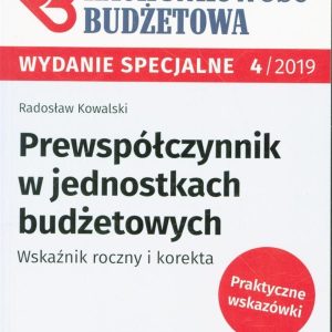 Prewspółczynnik w jednostkach budżetowych [Kowalski Radosław]