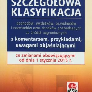 Szczegółowa klasyfikacja dochodów