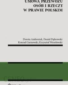 Umowa przewozu osób i rzeczy w prawie polskim