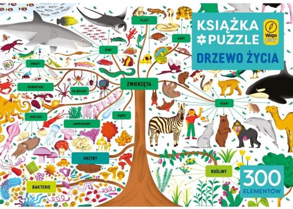 Wilga Książka i puzzle Drzewo życia