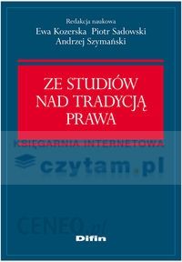 ze studiów nad tradycją prawa