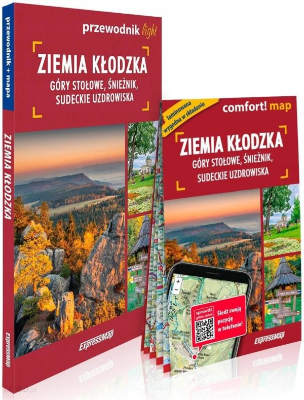 Ziemia kłodzka light: przewodnik + mapa